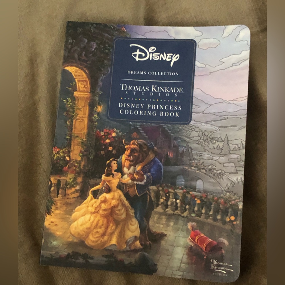 🎠Disney Thomas Kinkade Coloring Book- 934 $8 or 🦋